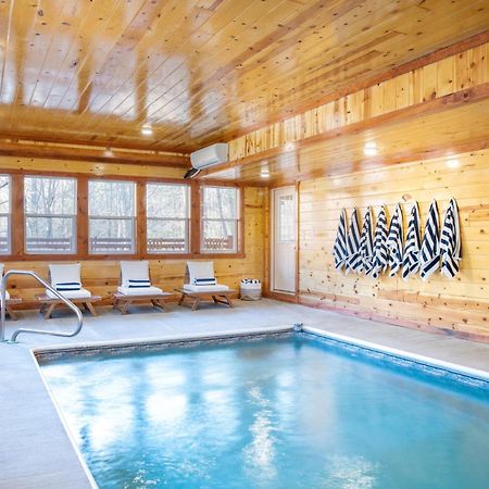 Sycamore By Avantstay Spectacular Mountain Home W Indoor Pool Hot Tub Home Theatre Fire Pit เซอเวียร์วีล ภายนอก รูปภาพ